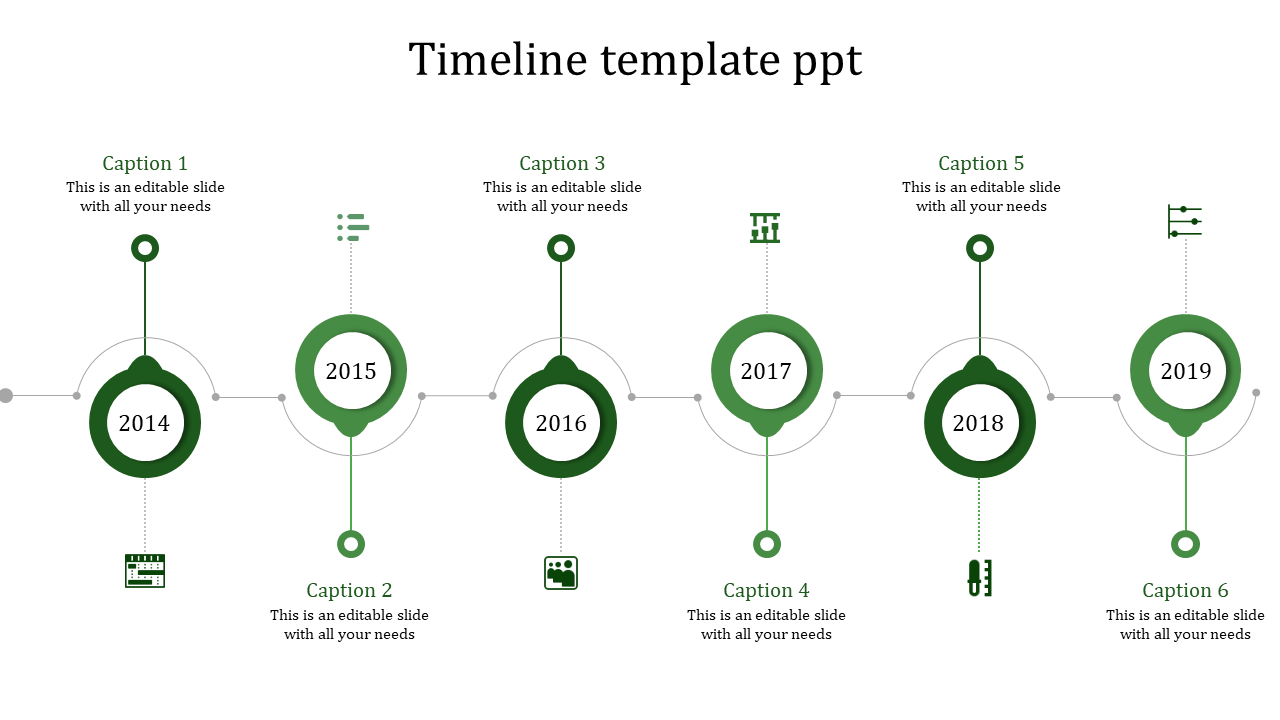 Awesome Timeline Template PPT and Google Slides Themes